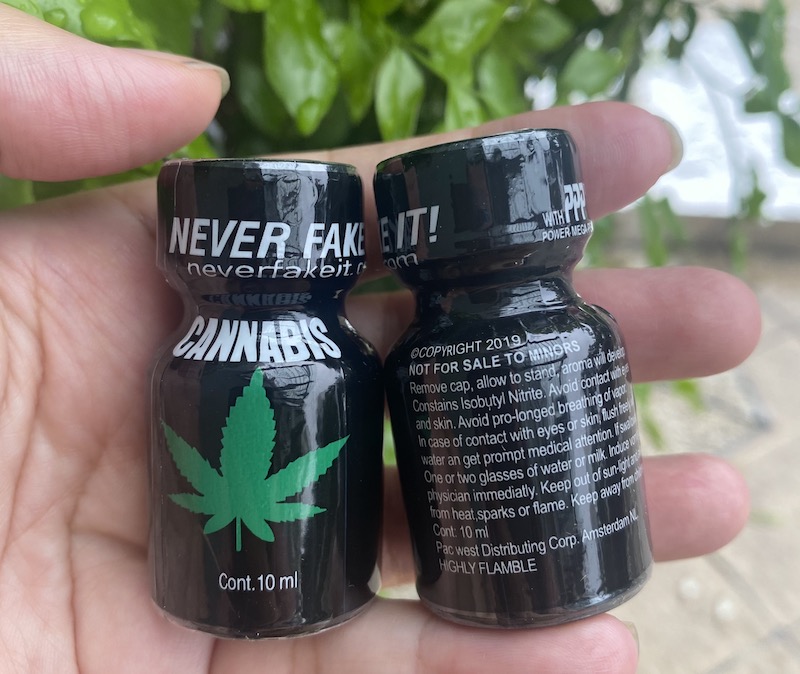 Popper Cannabis 10ml chính hãng Mỹ cực mạnh hít nhanh kích thích