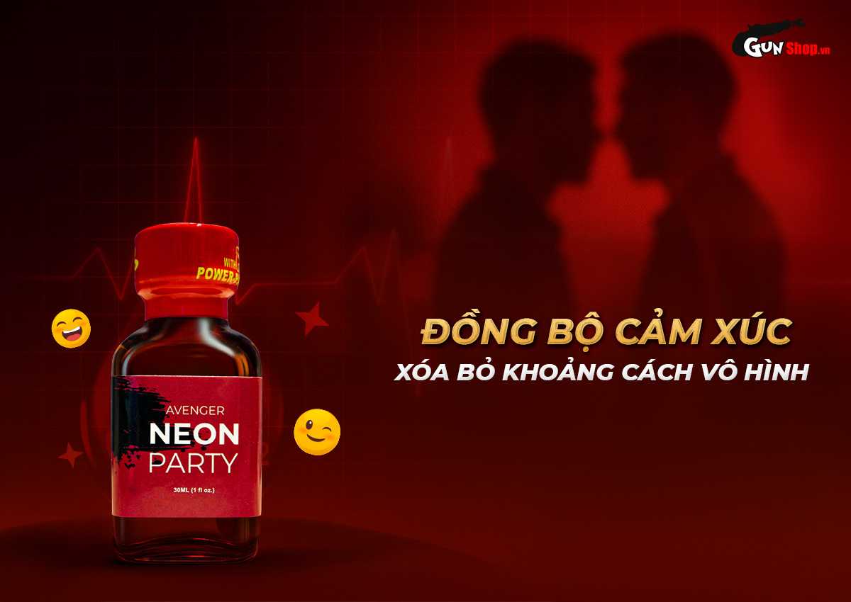 Popper PWD Avenger Neon Party Red hít tăng khoái cảm 30ml Mỹ Popper PWD Avenger Neon Party Red hít tăng khoái cảm 30ml Mỹ