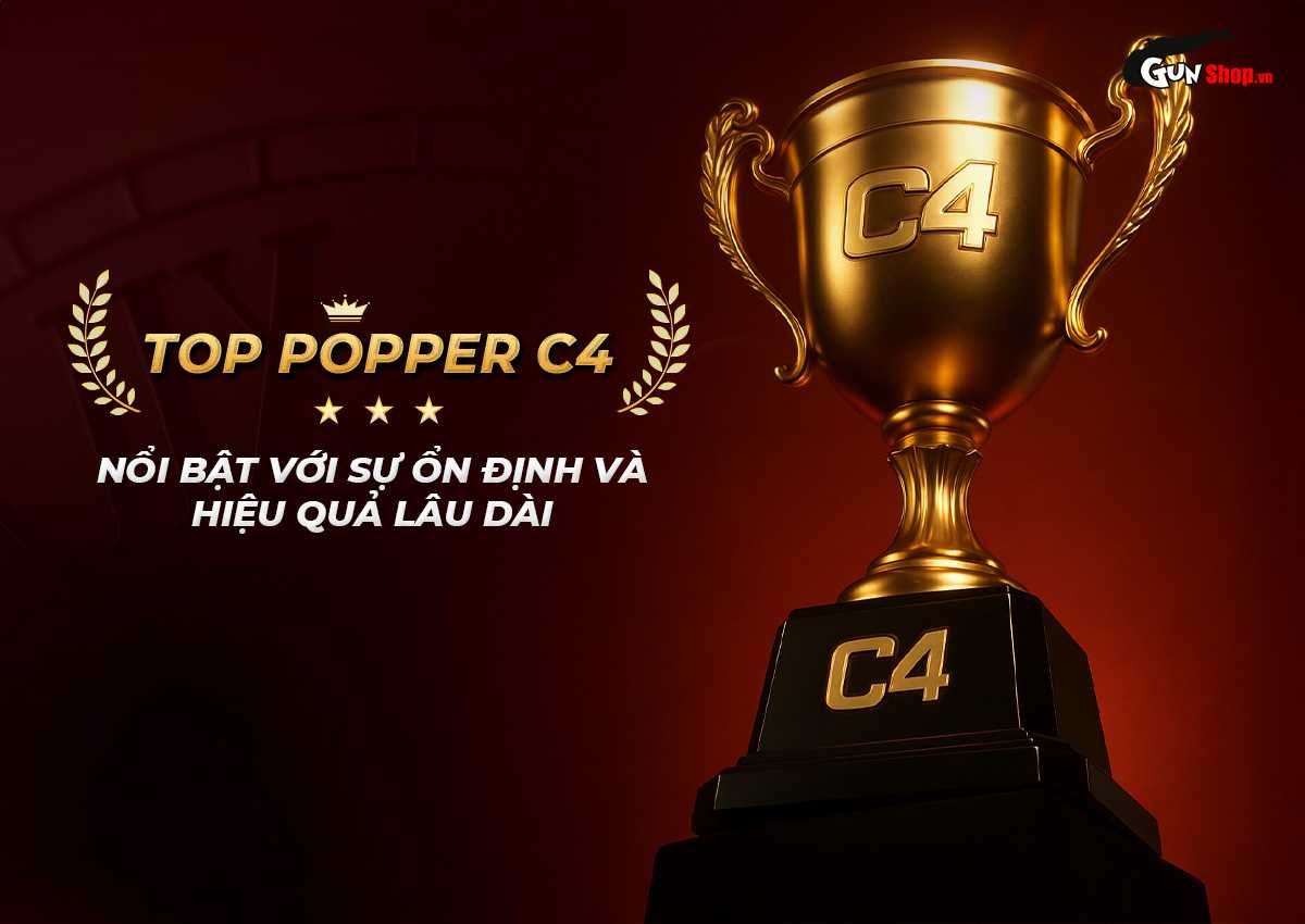 Popper PWD USA C4 Red 30ml chai hít kích thích đỉnh cao