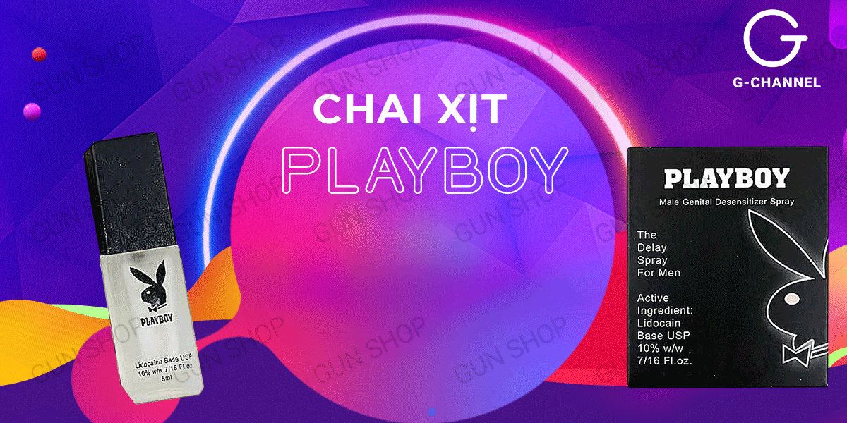 Chai xịt Playboy 5ml kéo dài thời gian hưng phấn mạnh mẽ