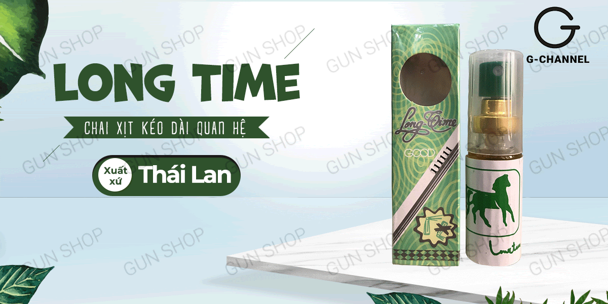 Chai xịt Longtime Thái Lan 5ml chất lượng kéo dài khoái cảm