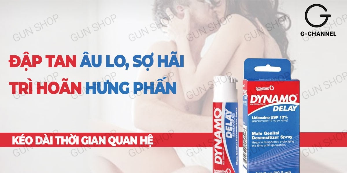 Bảng giá Chai xịt Mỹ Dynamo Delay - Kéo dài thời gian - Chai 22ml  cao cấp