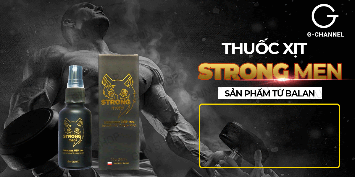 Chai Xịt Balan Strong Men 30ml Kéo Dài Thời Gian Tăng Cường Sinh Lý
