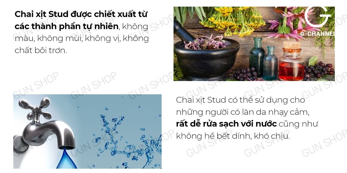 Địa chỉ bán Stud 100 chai xịt chống xuất tinh kéo dài thời gian 13ml chính hãng