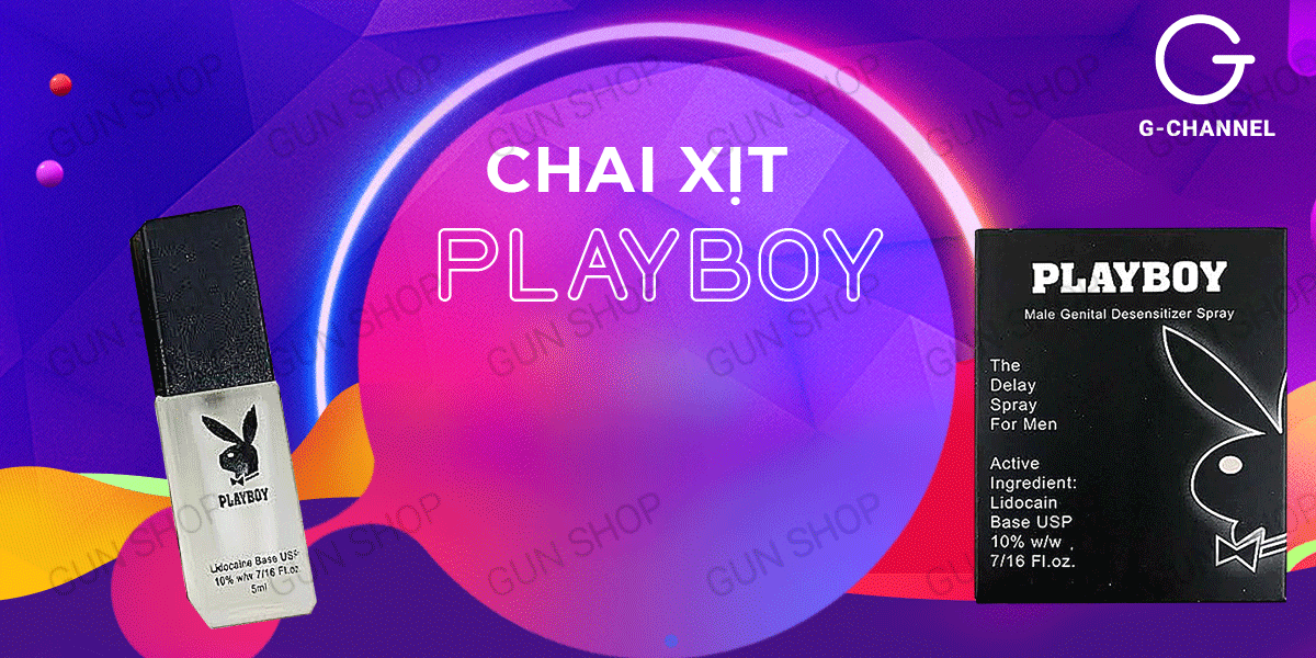 Chai xịt chơi lâu Anh Playboy 5ml - Tăng cường bền bỉ, dễ dùng