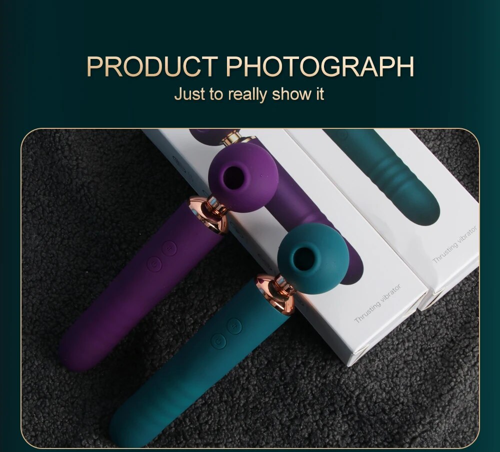 Chày rung tình yêu 3 in 1 massage thổi hút 10 chế độ êm ái