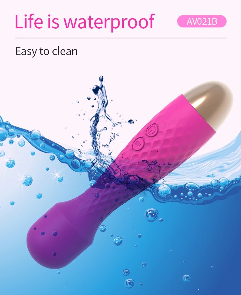 Chày rung mini không dây Wand Massager nhỏ gọn dễ dùng kích thích cực sướng