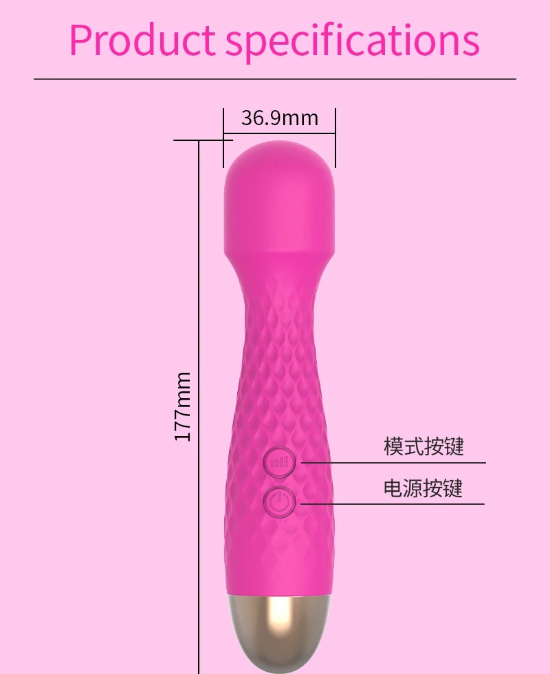 Chày rung mini không dây Wand Massager nhỏ gọn dễ dùng kích thích cực sướng