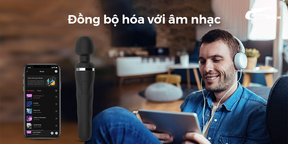 Chày rung Lovense Domi 2 không dây app điều khiển rung mạnh