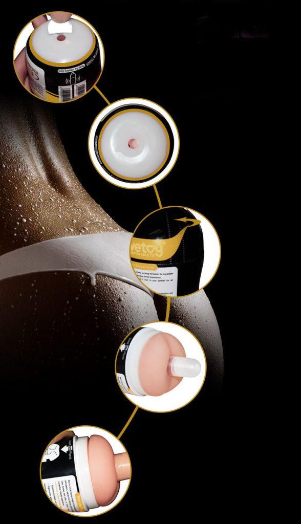 Cốc thủ dâm Lovetoy Anus rung mạnh lỗ hậu môn cao cấp