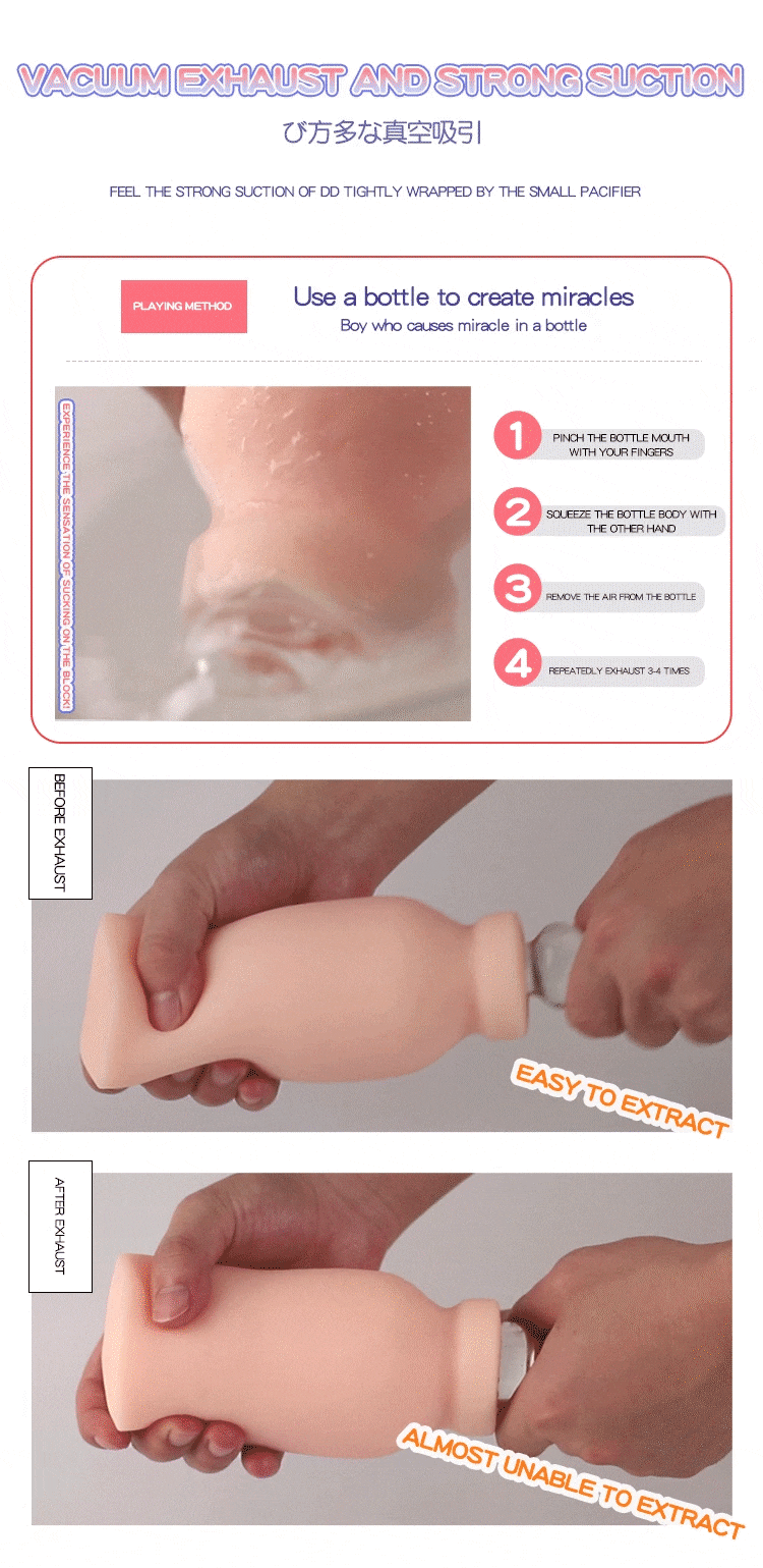 Cốc thủ dâm Nhật Bản rung siêu thực giả bình nước tăng khoái cảm