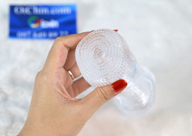Cốc thủ dâm trong suốt 2 đầu nhỏ gọn silicone cao cấp tiện lợi