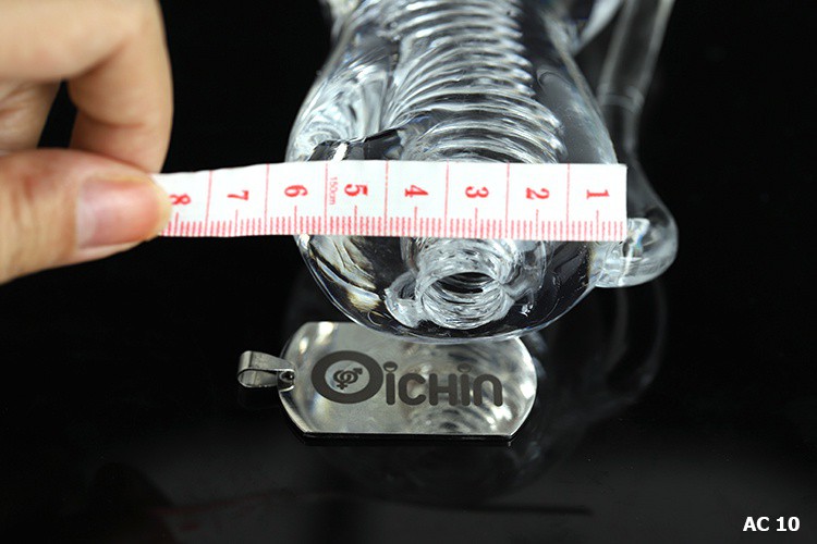 Cốc thủ dâm trong suốt silicon mềm mại cho nam trải nghiệm thực tế