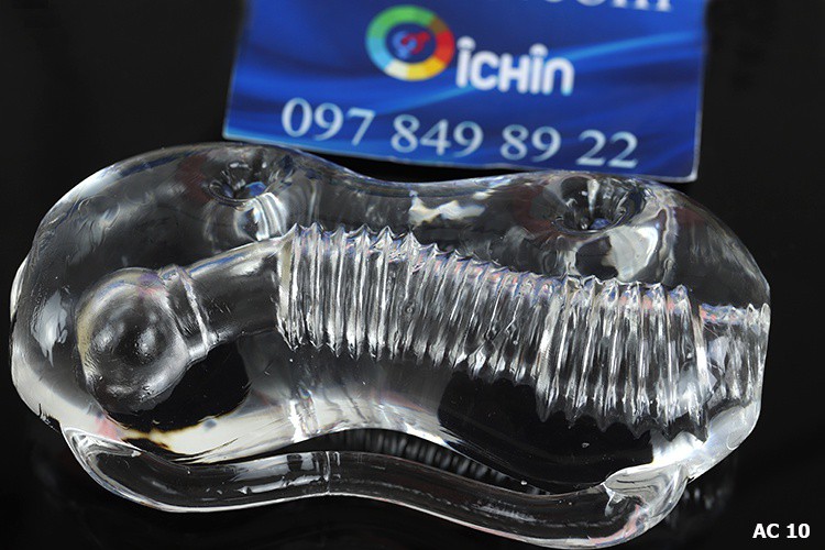 Cốc thủ dâm trong suốt silicon mềm mại cho nam trải nghiệm thực tế