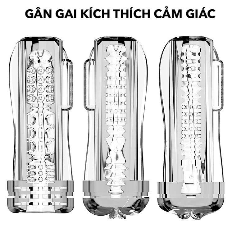Âm đạo giả rung Yeain silicon mềm mại cốc thủ dâm cao cấp cực phê