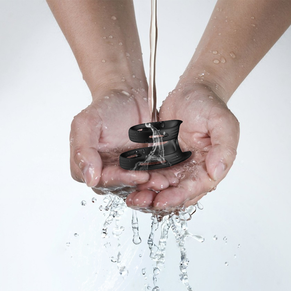 Vòng đôi silicon Cock Ring Stay Hard Mỹ co giãn chống xuất tinh sớm