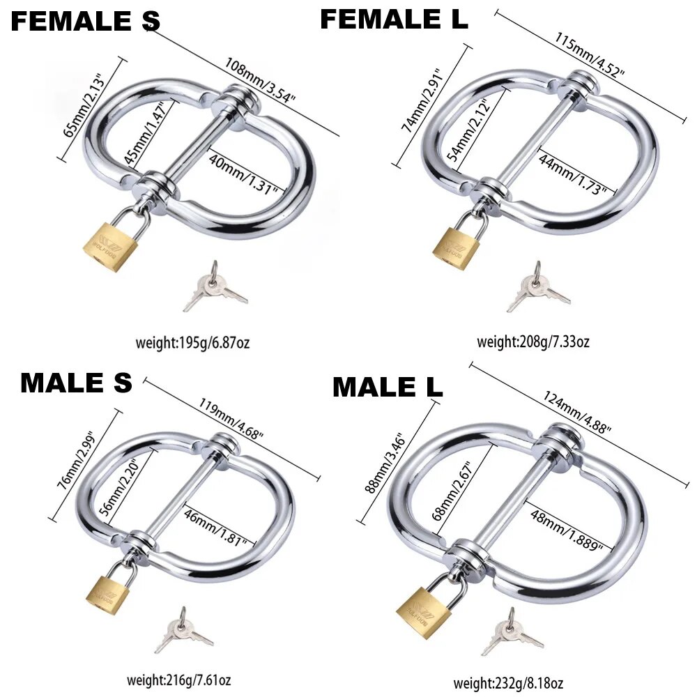 Còng tay kim loại tháo rời khóa xích BDSM đồ chơi người lớn