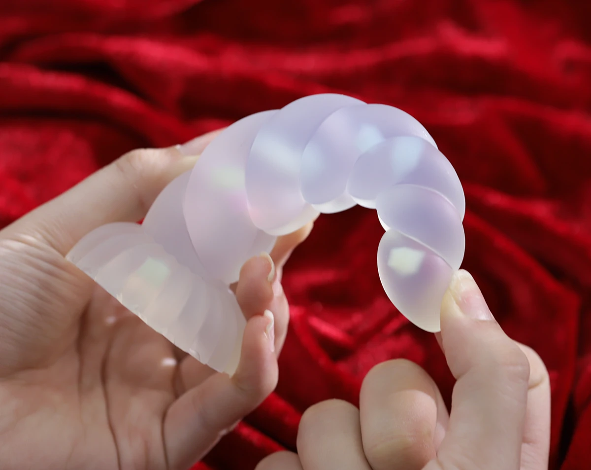 Cu giả gân nổi silicone mềm, gắn tường cảm giác kích thích mạnh mẽ