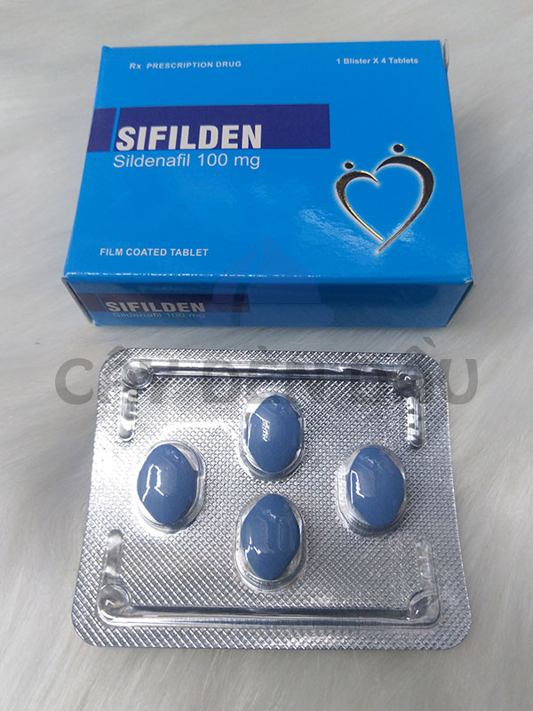 Thuốc Sifilden 100mg sildenafil cường dương kéo dài thời gian yêu