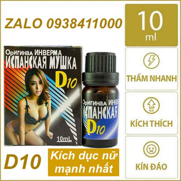 So sánh D10 Thuốc Kích Dục Nữ Dạng nước chính hãng Nga  chính hãng