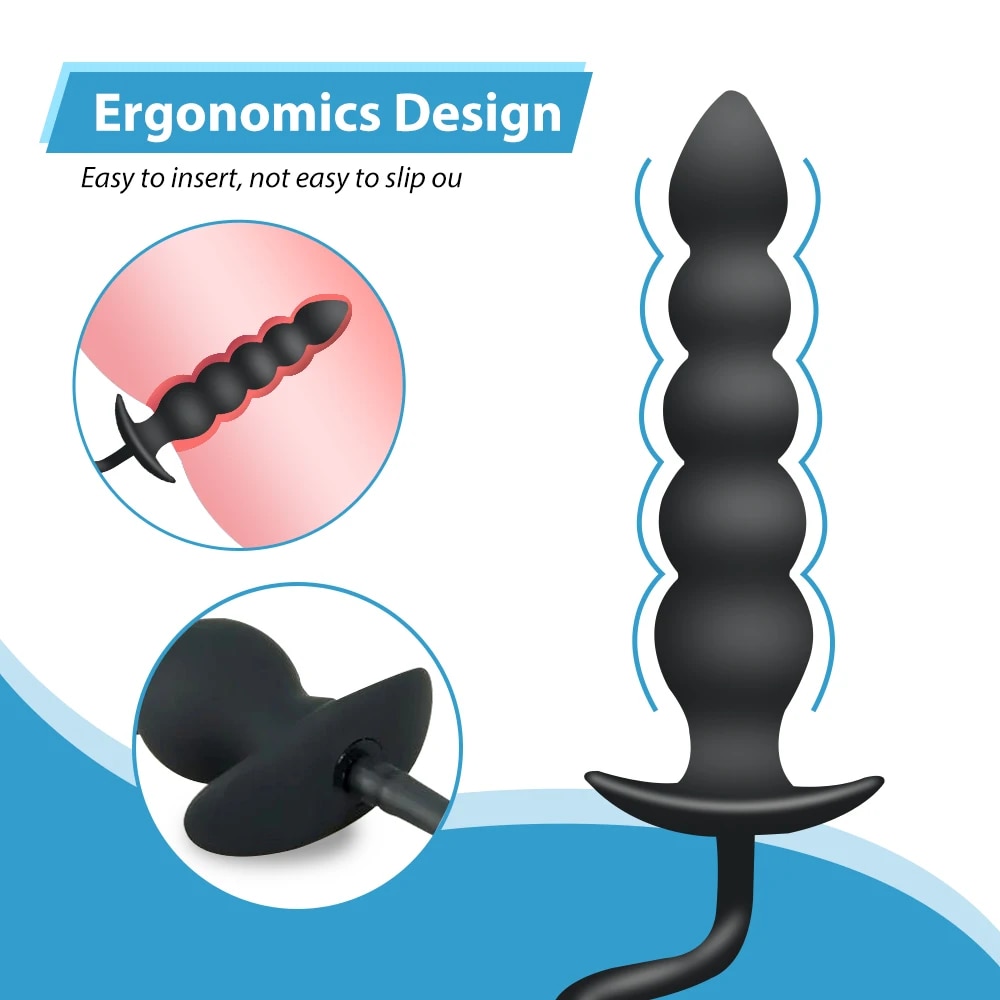 Phích cắm hậu môn bơm hơi Hannibal khổng lồ tăng kích thích