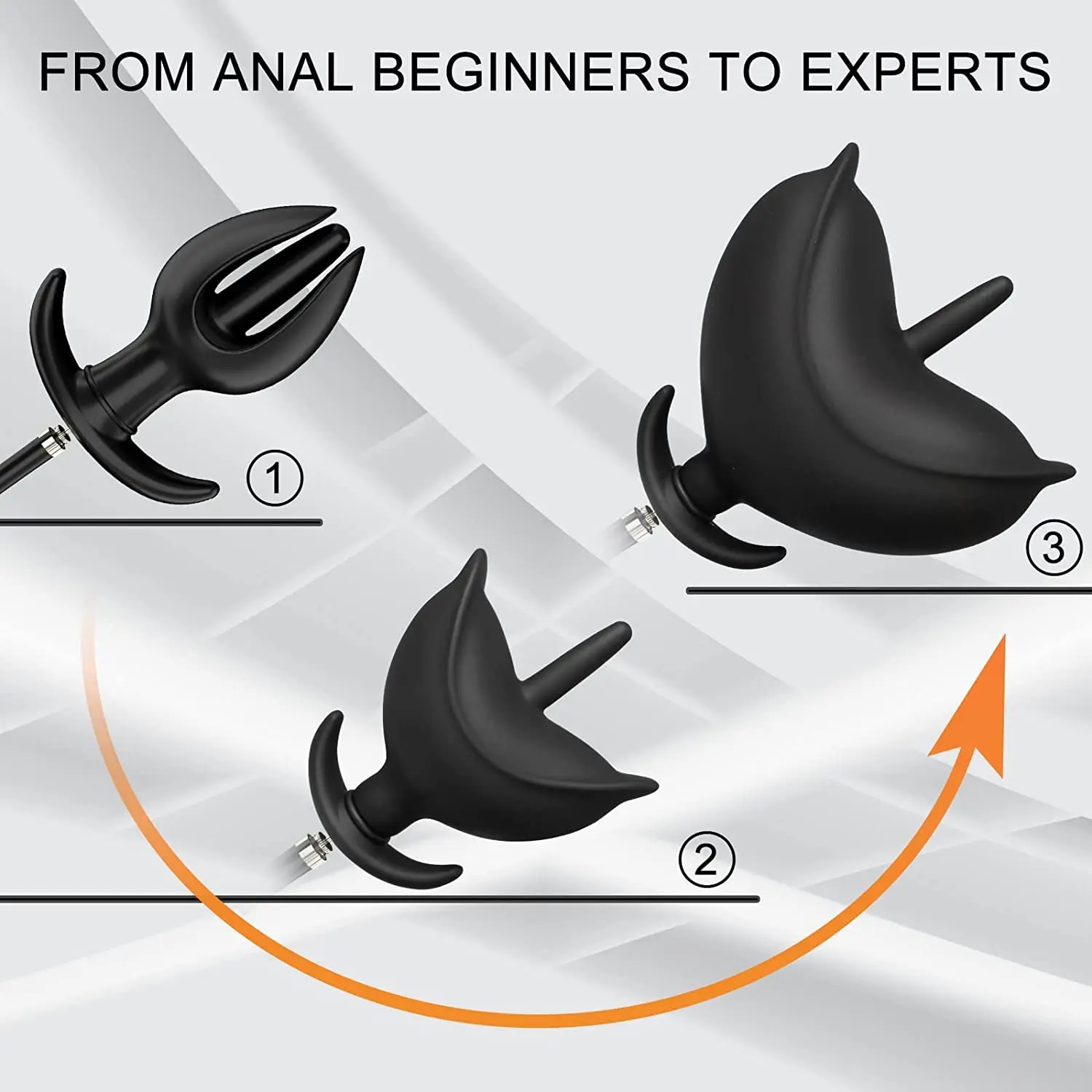 Phích cắm hậu môn bơm hơi Hannibal khổng lồ tăng kích thích