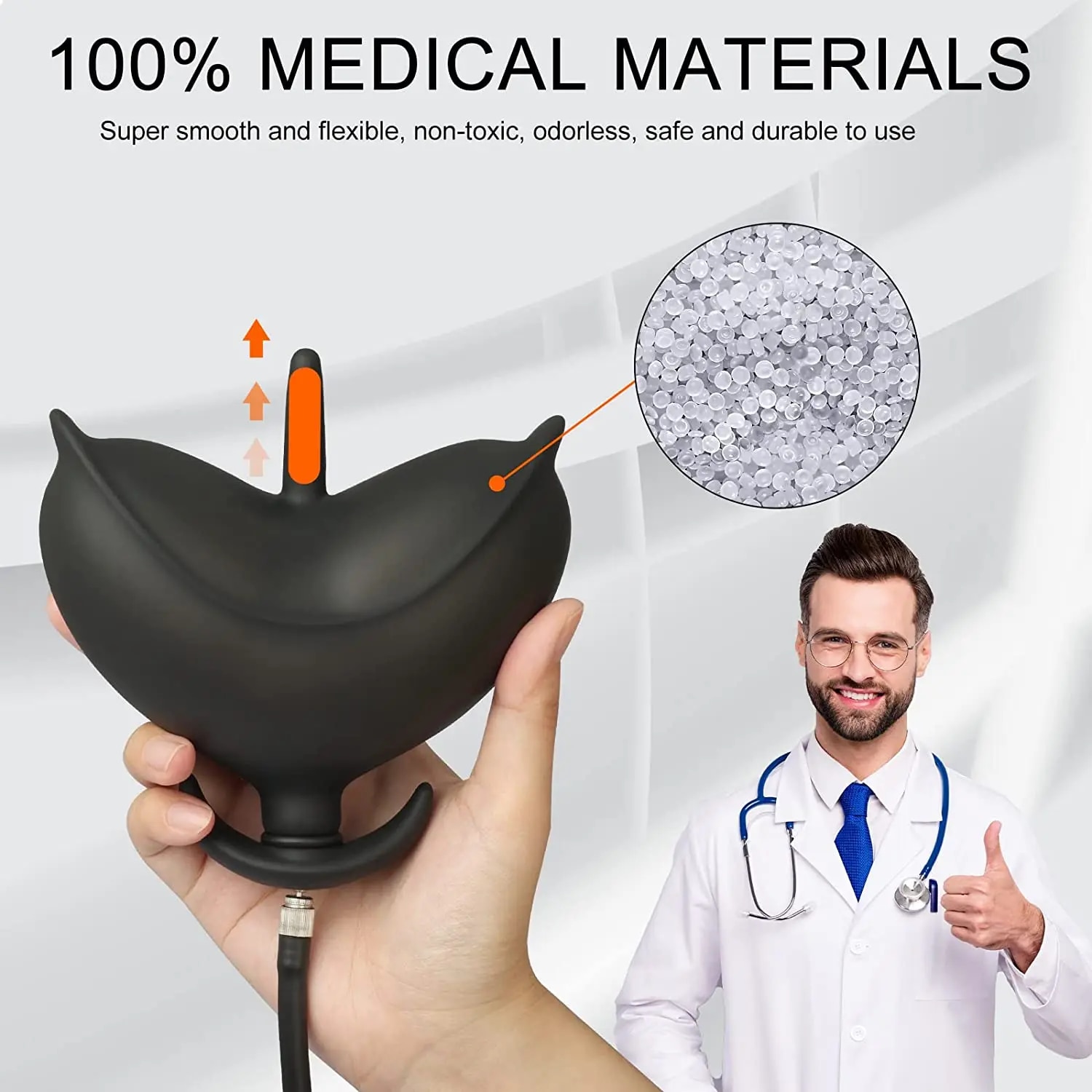 Phích cắm hậu môn bơm hơi Hannibal khổng lồ tăng kích thích