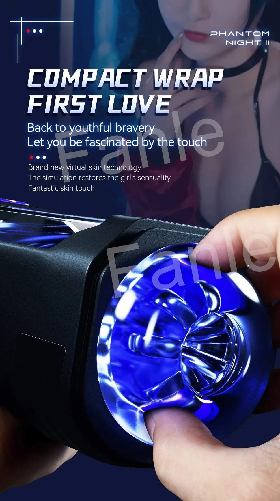 Máy thủ dâm tự động Explorer-X II rung thụt co bóp sướng mê