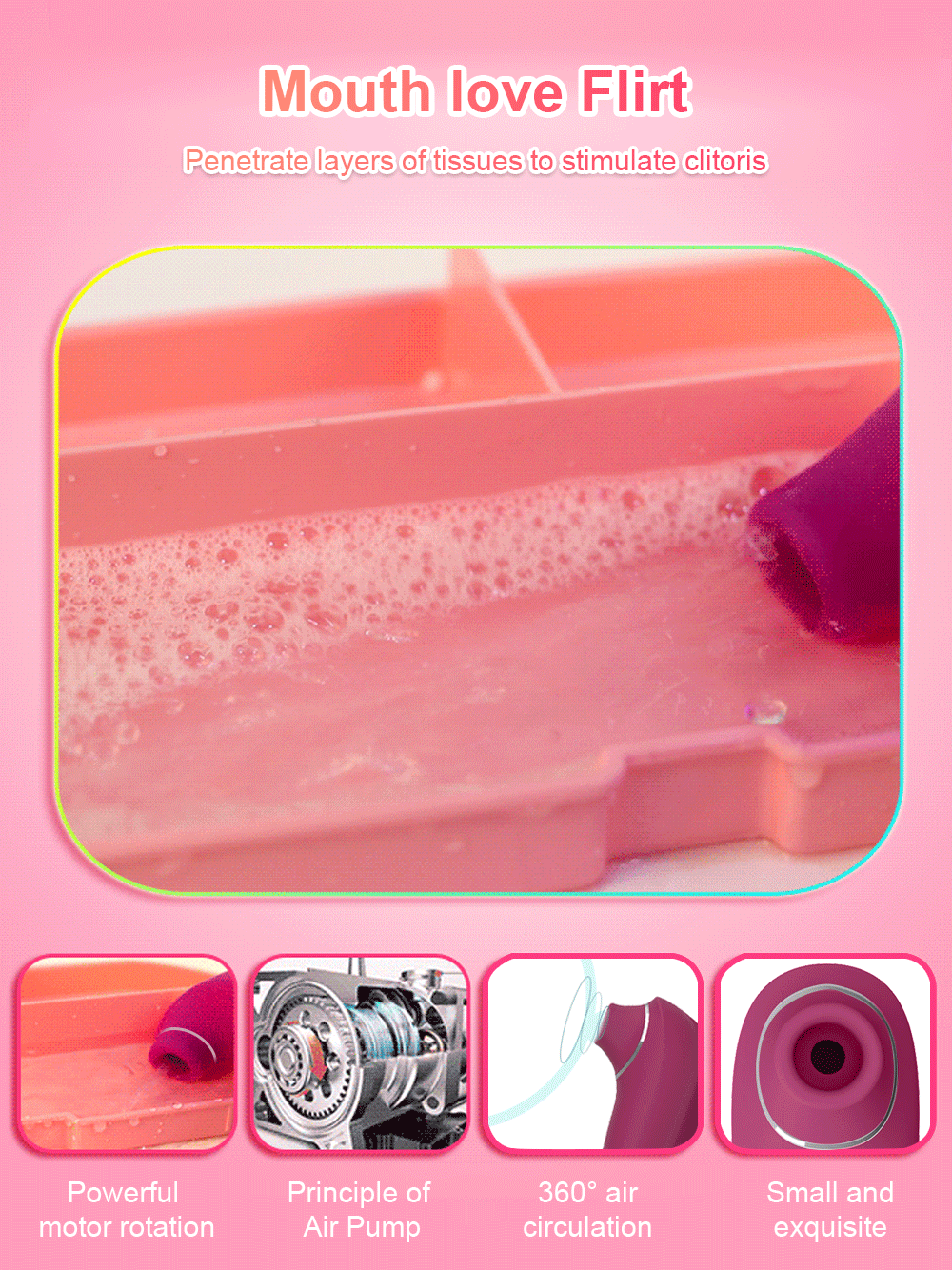 Máy bú mút Sucking Whale cao cấp, kích thích đa chức năng nữ