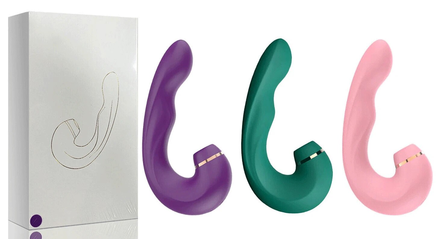 Dương vật giả 3 trong 1 Hannibal bú hút rung điểm G silicon