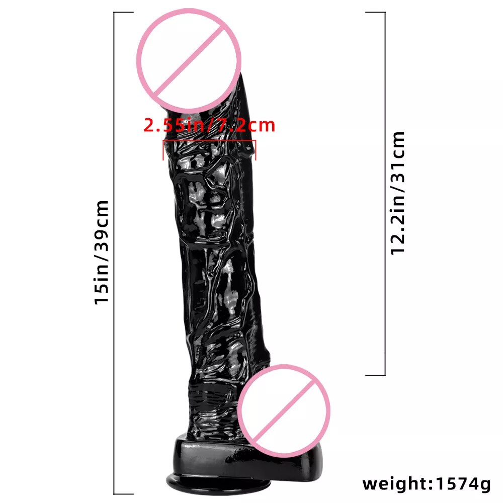 Dương vật giả dính tường đen size lớn, hàng to khủng thật nhất