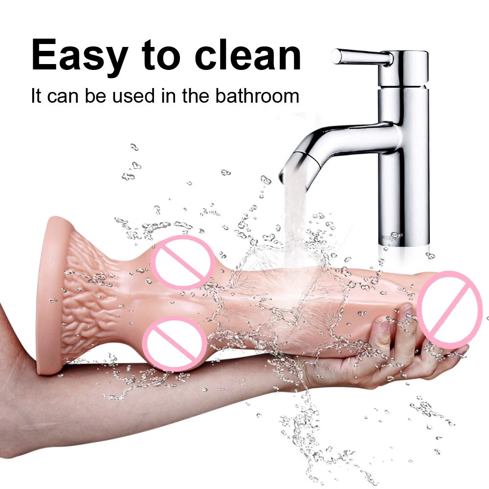 dương vật giả chó sói silicon lớn siêu mềm dính tường kích thích mạnh