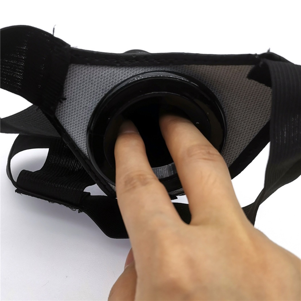 Dương vật giả silicon siêu mềm rỗng ruột có dây đeo kích thích les