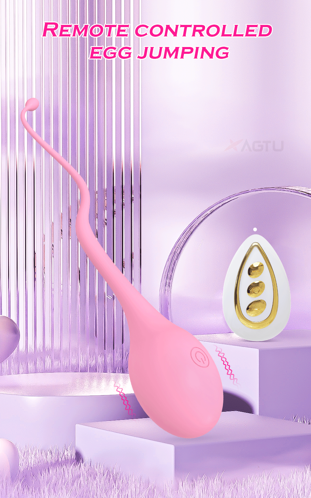 Trứng rung nòng nọc nhỏ gọn không dây điều khiển từ xa siêu phê