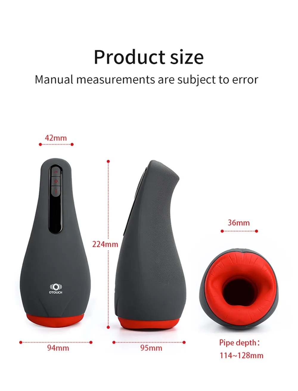 Máy bú mút AirTurn 2 OTouch đa chức năng rung hút co bóp nhiệt