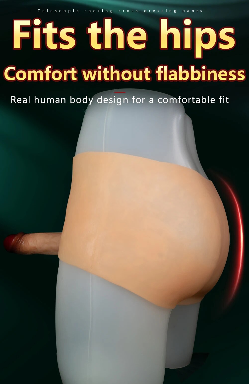 Quần lót silicon dương vật giả rung thụt điều khiển từ xa kích thích