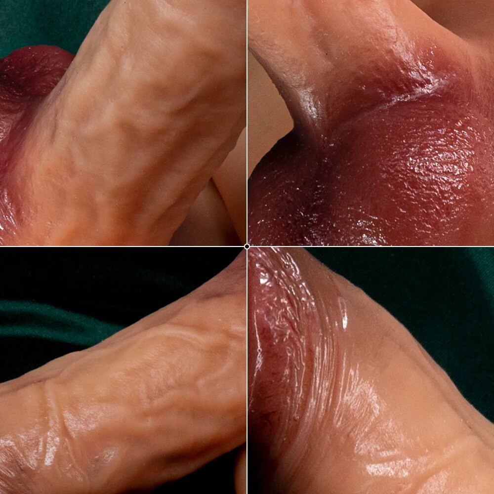 Quần lót silicon dương vật giả rung thụt điều khiển từ xa kích thích