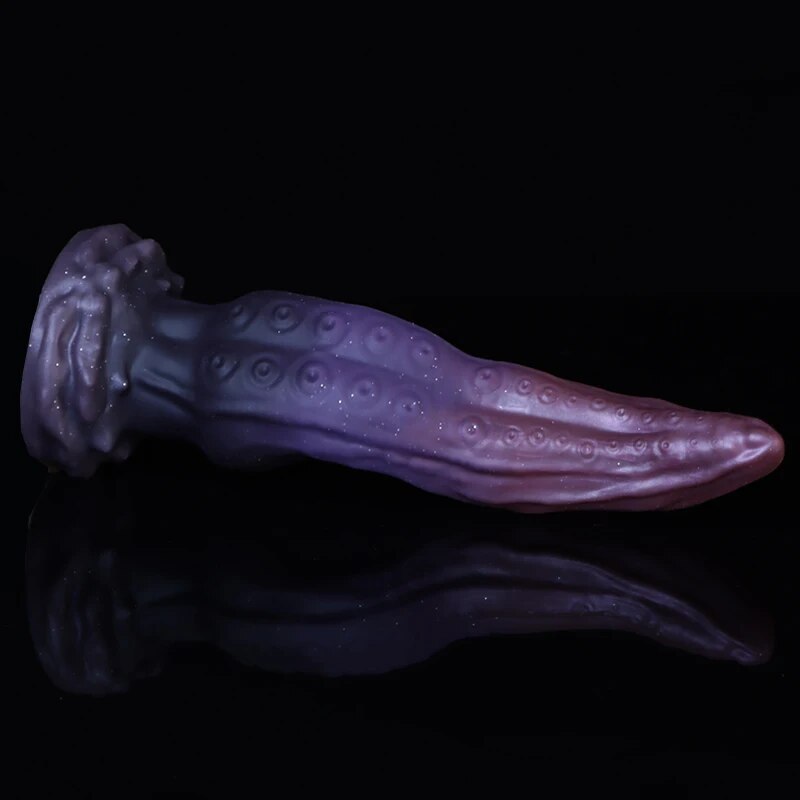 Dương vật giả siêu mềm bạch tuộc dính tường kích thước lớn