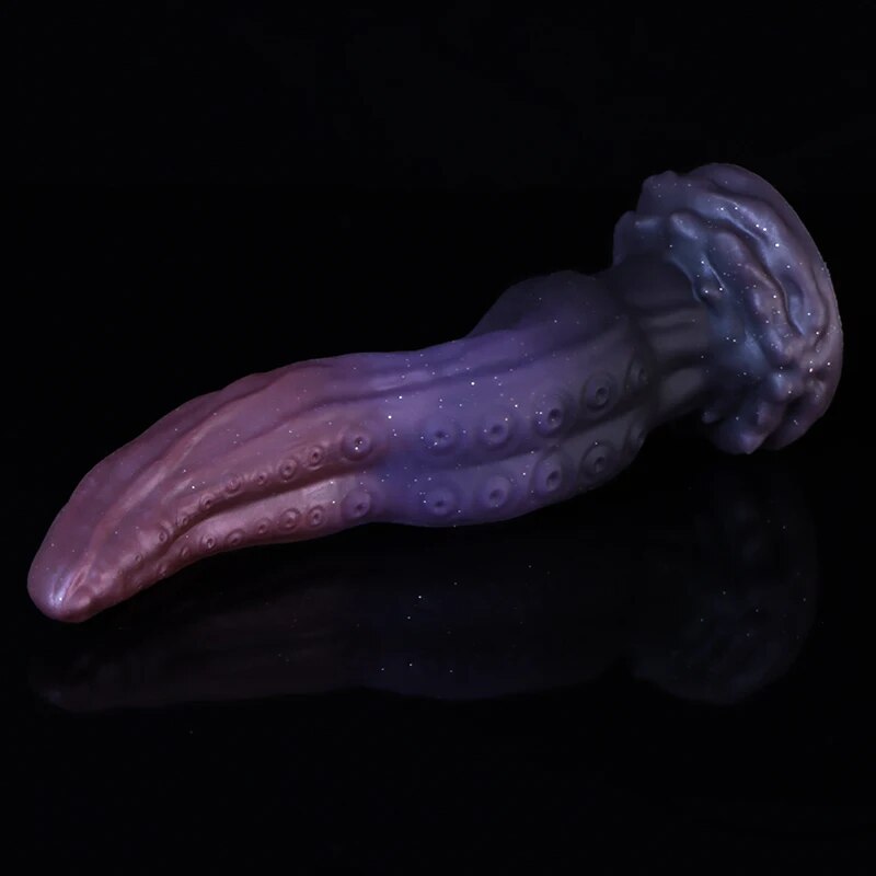 Dương vật giả siêu mềm bạch tuộc dính tường kích thước lớn