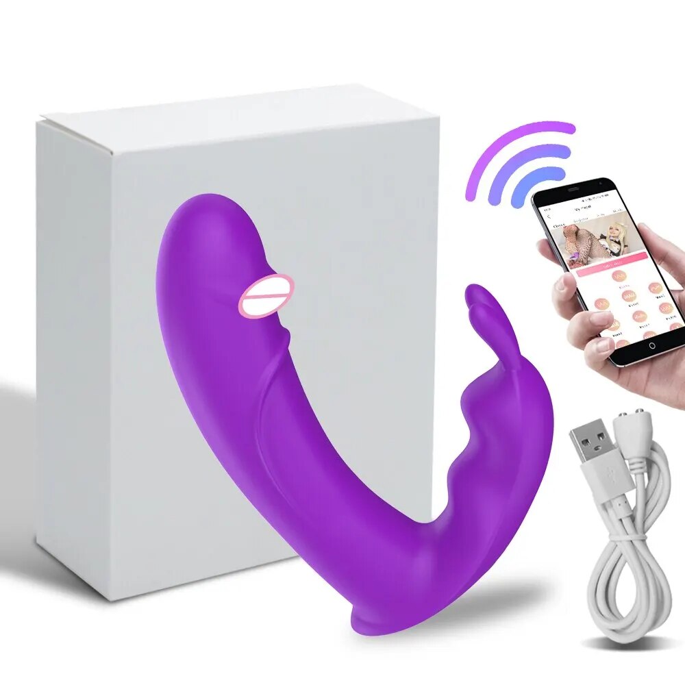 Dương vật giả Mirea tai thỏ Bluetooth app điều khiển hiện đại