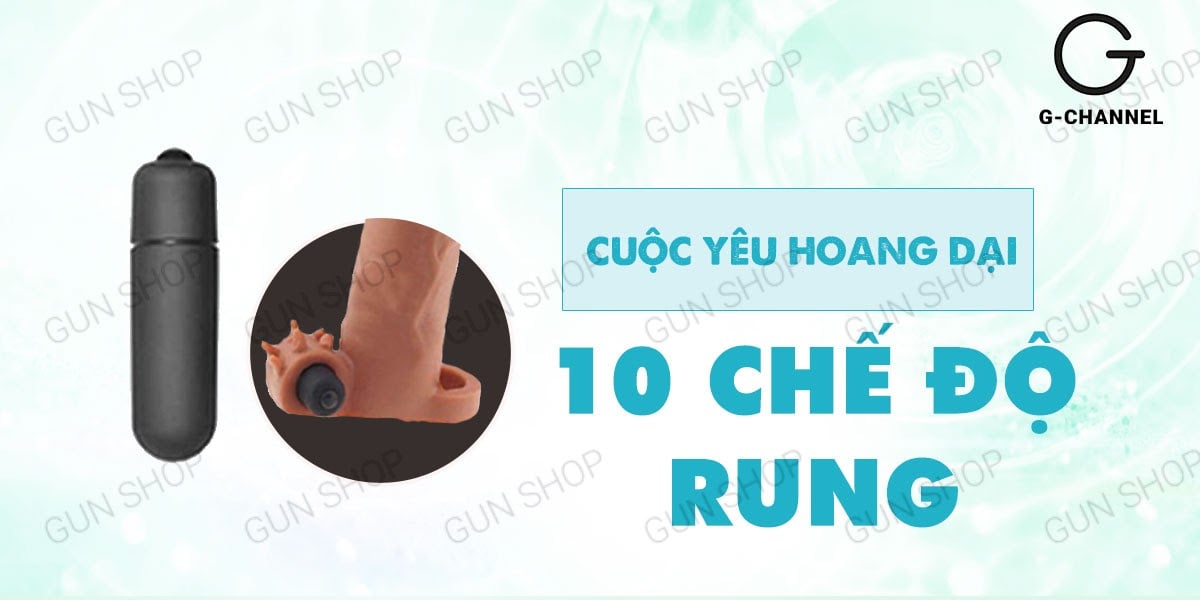 Bao cao su rung Lovetoy Pleasure X-Tender tăng kích thước 3cm