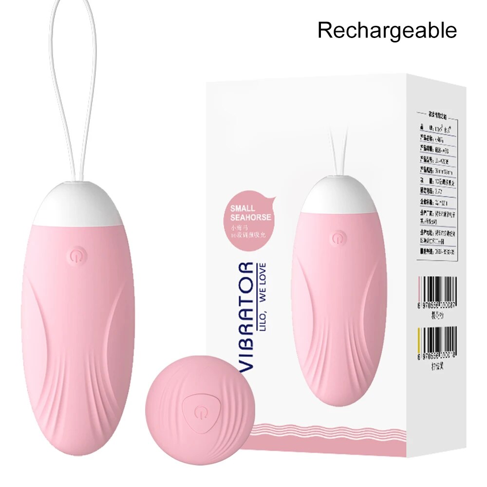 Trứng rung Lilo We Love Small SeaHorse điều khiển từ xa tiện lợi kích thích điểm G