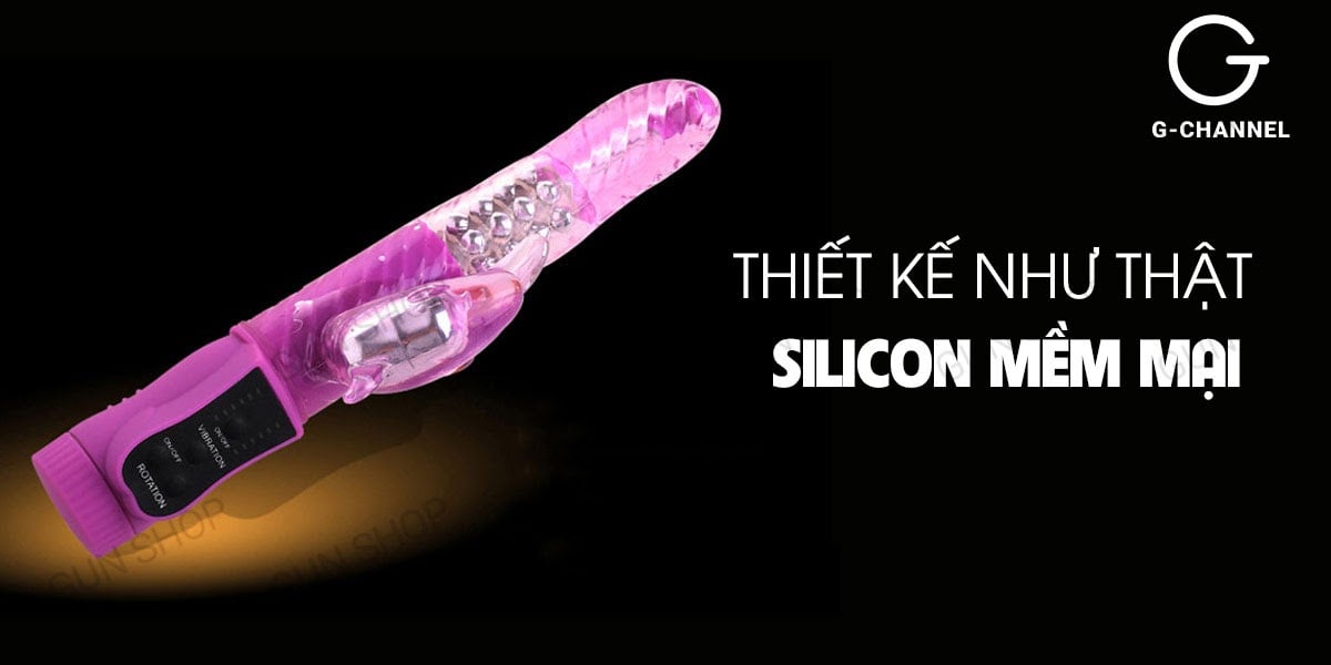 Dương vật giả đa năng 2 đầu xoay rung mạnh mẽ Loveaider Warrior