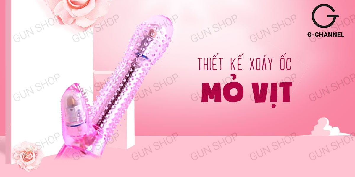 Dương vật giả rung gai mềm pin Tease siêu thực cực đã