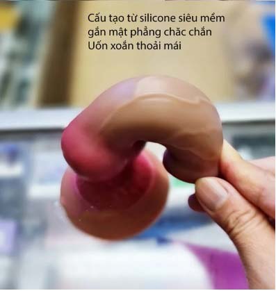 Dương Vật Giả Chó Siêu Mềm Mịn Silicone Thật Như Thật Kích Thích