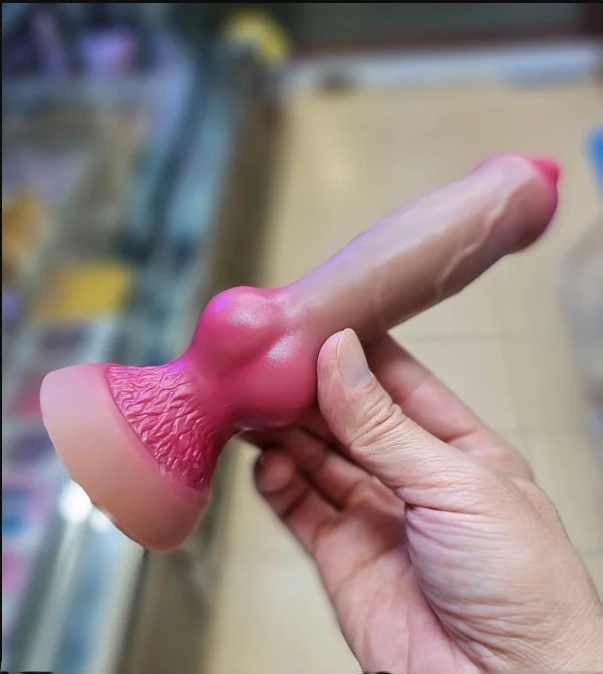 Dương Vật Giả Chó Siêu Mềm Mịn Silicone Thật Như Thật Kích Thích