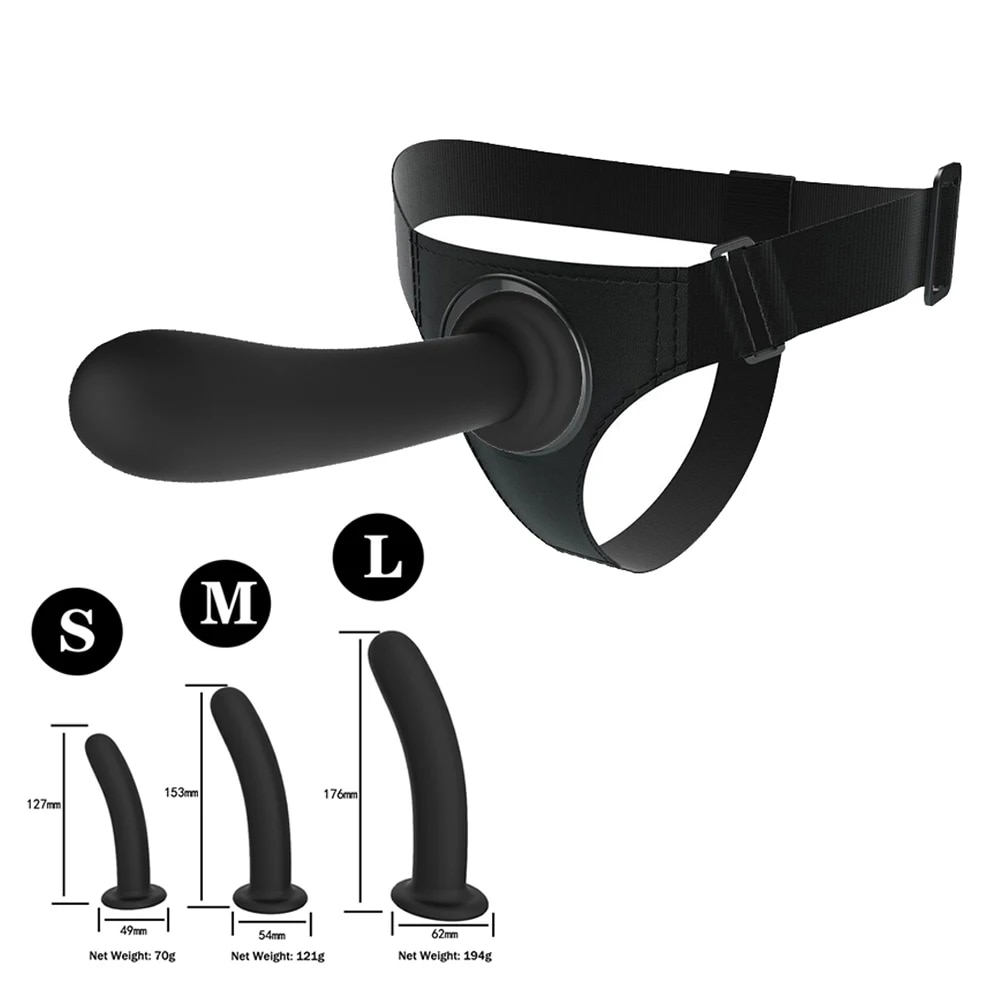 Dương vật giả silicon mềm mại dây đeo co giãn sextoy đồng tính nữ đẹp