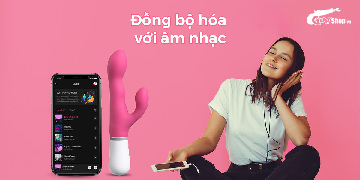 Dương vật giả Lovense Nora đa năng điều khiển app công nghệ cao