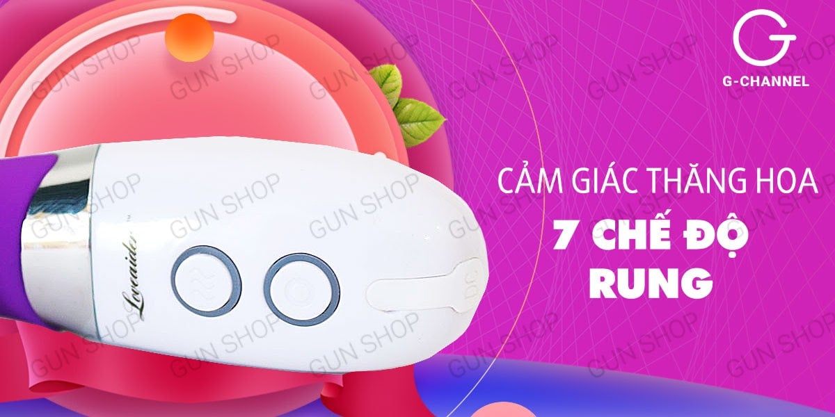 Dương vật giả đa chế độ 7 rung sạc điện Loveaider Erlang God