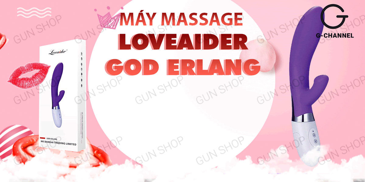 Loveaider God Erlang - Dương vật giả cao cấp đa rung pin kích thích